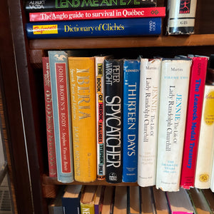 BOOKS GROUPING (SPYCATCHER AND MORE) - P209