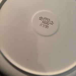8 Hutschenreuther Sylvia Soup Bowls and Plates with Mikasa Serving Platter - M304