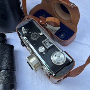 Vintage Camera and Binoculars - R414