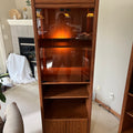 B327 Vintage display cabinet (72” x 25” x 22”)
