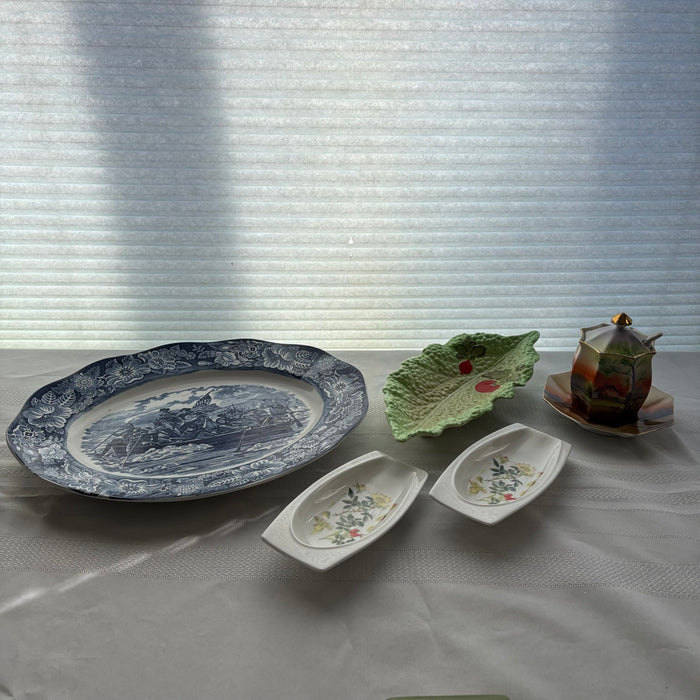 Porcelain Plates and More Grouping - C448