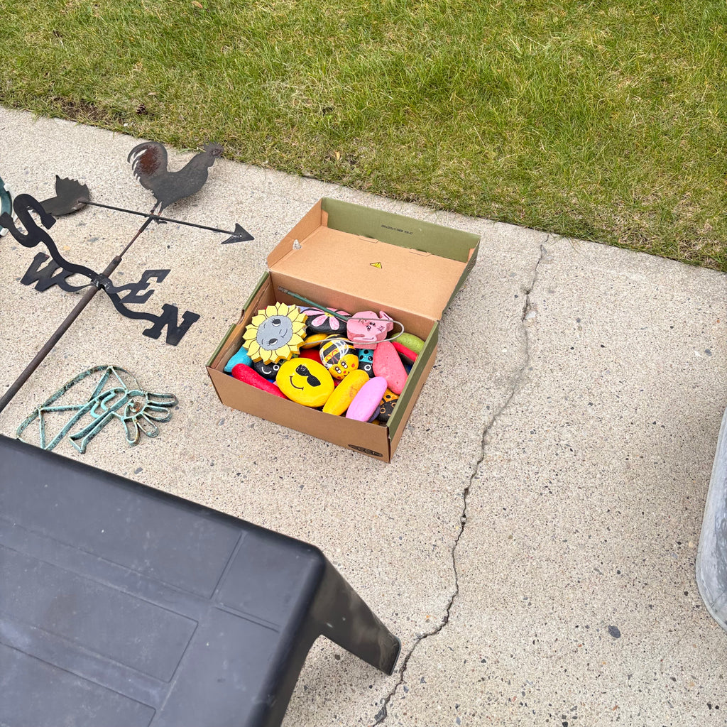 K354 Random yard Grouping (plastic garbage can and more)