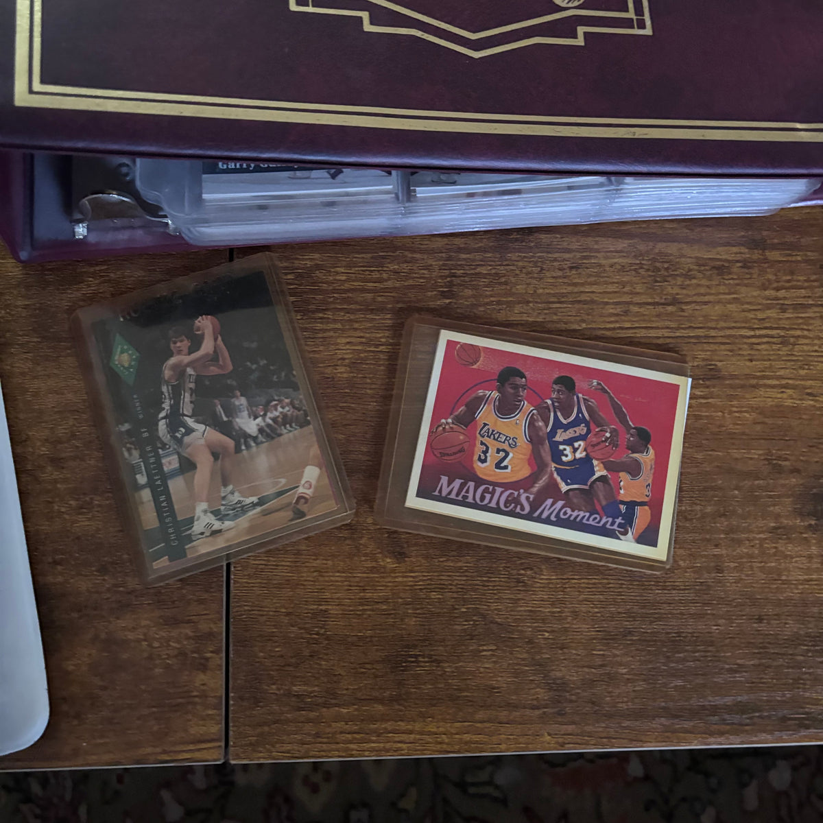 X267 Vintage sports cards grouping