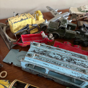 Vintage Cast and Plastic Toy Cars Grouping - N312