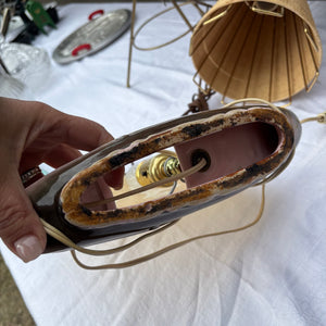 4 Vintage Lights (Rope Shade has slight damage) - R377