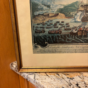 19.5" x 21.5" Framed Ship at Sea Artwork Grouping - M351