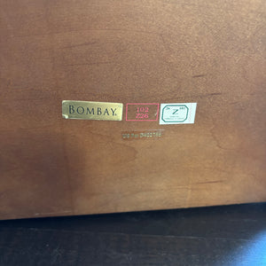 Bombay Co. Jewelry Box and Pacific Silver Cloth Silverware Chest - N310