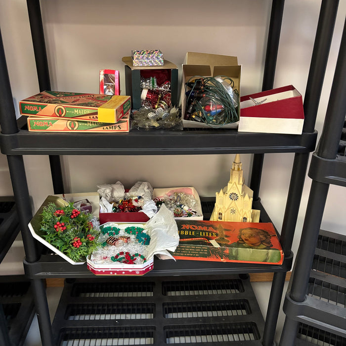 Vintage Christmas Grouping (String Lights and More) - C486