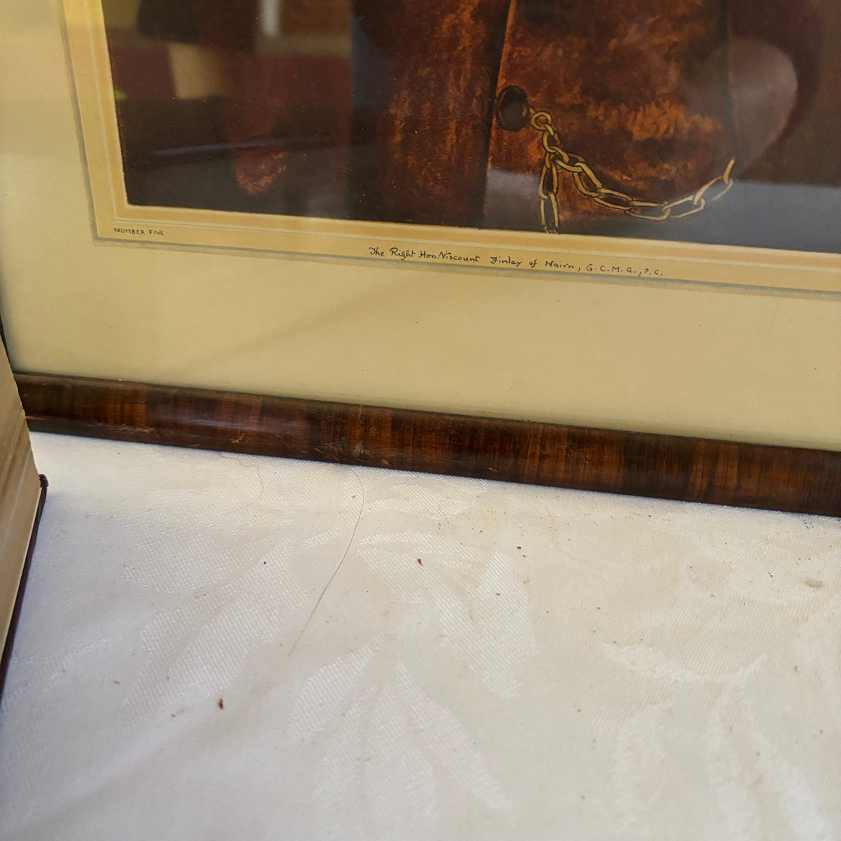 E152 Viscount Farley framed artwork grouping
