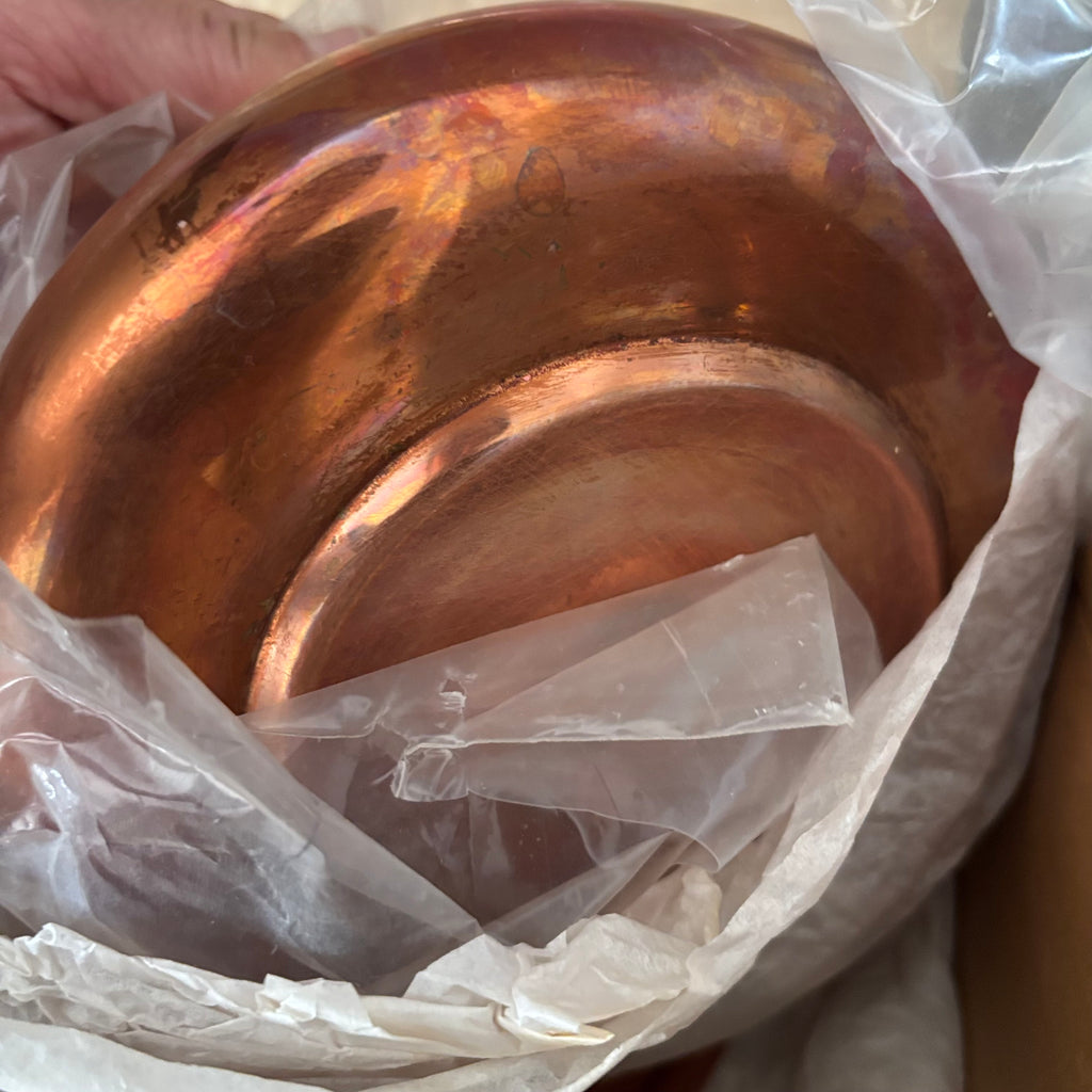 E883 Vintage Copper grouping (fondue and more)