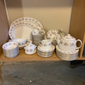 Y125 88 Piece Vintage Minton Spring Bouquet china grouping