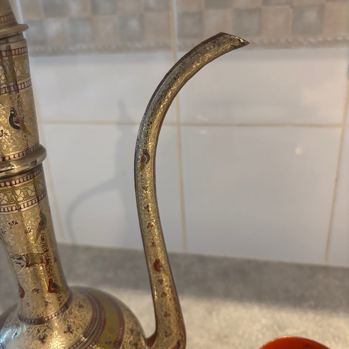 Y160 Vintage Grouping (Etched coffee pot and more)