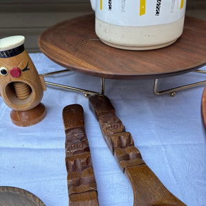 Vintage Kitchen Grouping (Wooden Bowls and More) - R396