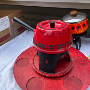 Vintage Kitchen Grouping (Red Fondue and More) - R426