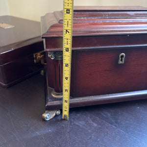 Bombay Co. Jewelry Box and Pacific Silver Cloth Silverware Chest - N310