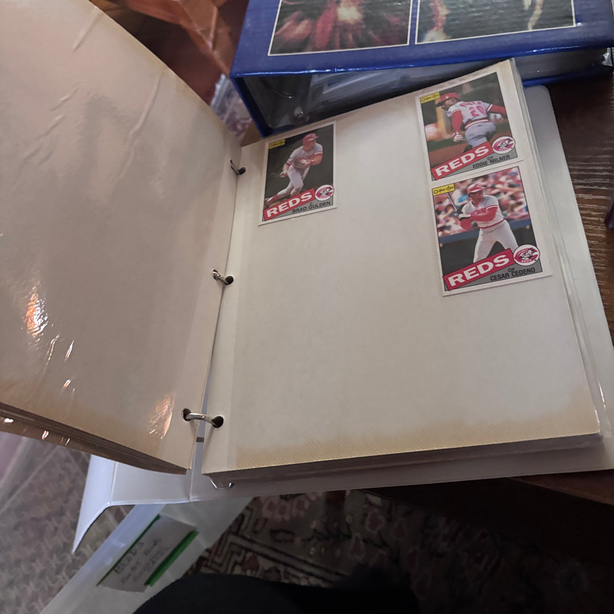 X267 Vintage sports cards grouping