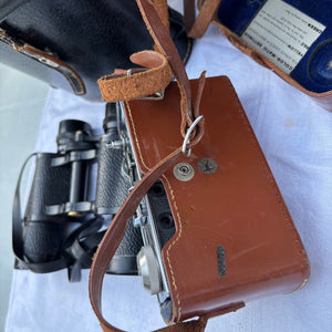 Vintage Camera and Binoculars - R414