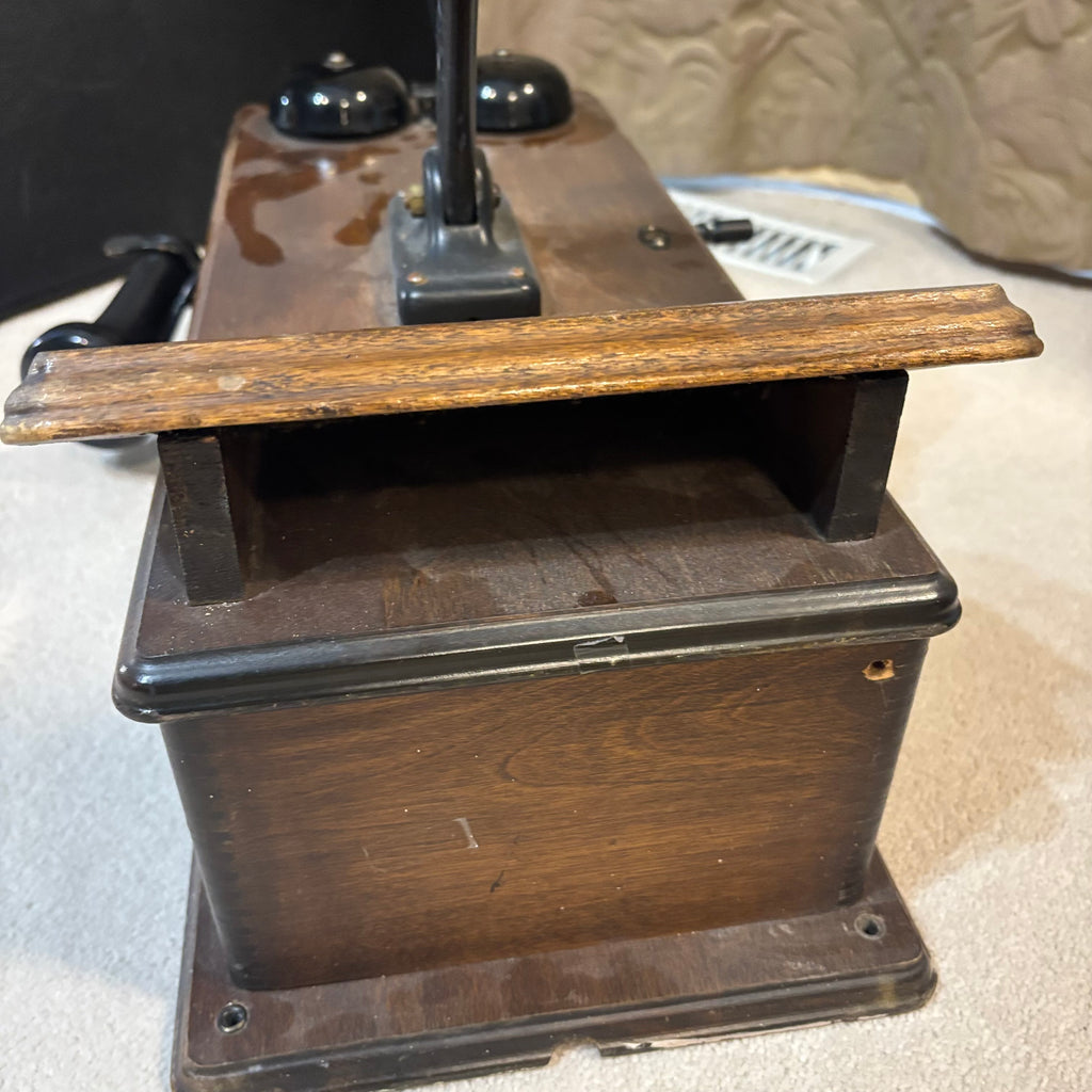 Y159 Antique Wooden Wall Phone