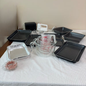 B402 Kitchen Grouping (Pyrex Measuring Cups and more)