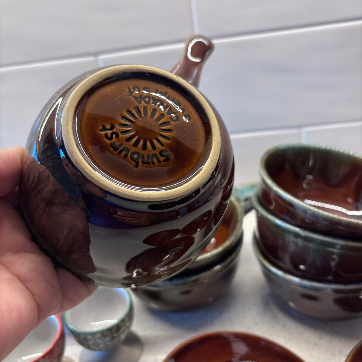 X258 Vintage and more stoneware grouping