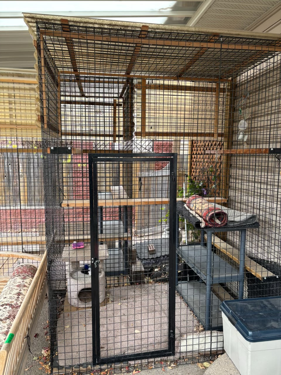 R1000 Custom built outdoor “catio”