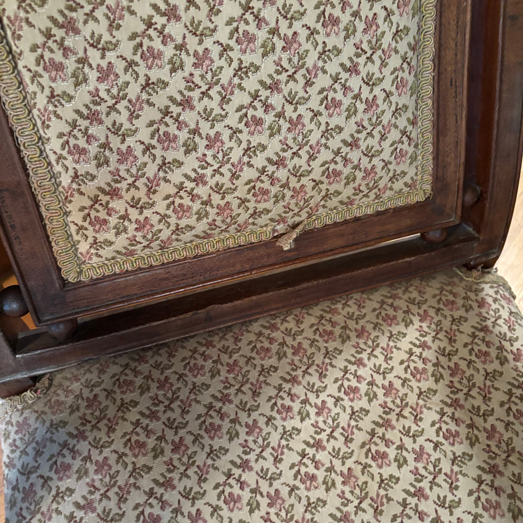 E123 Antique folding rocking chair