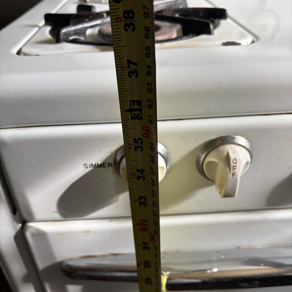 F182 As is vintage gurney gas range