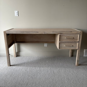 Urban Barn Callahan Home Office Desk in Finn Parchment (Retail Value $399) - L379