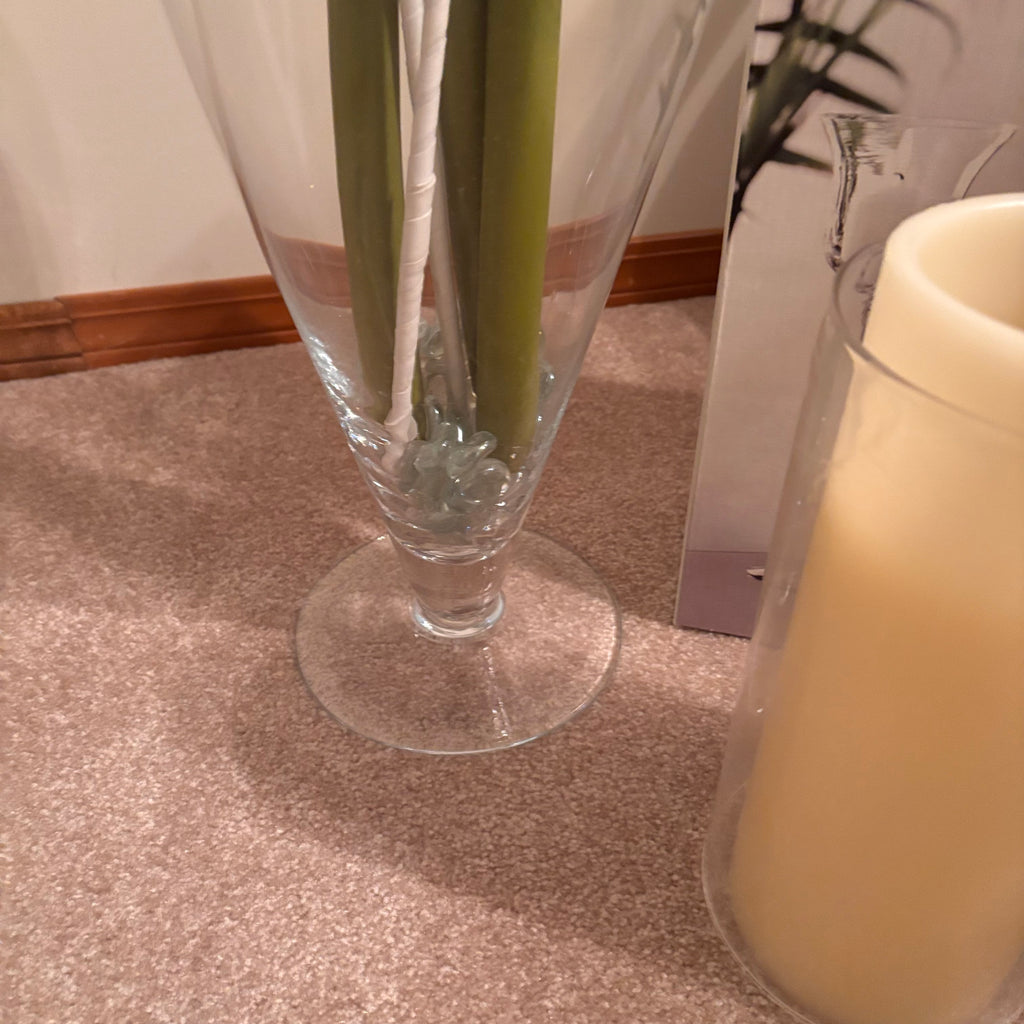 X236 Silk Florals and Candle holders grouping