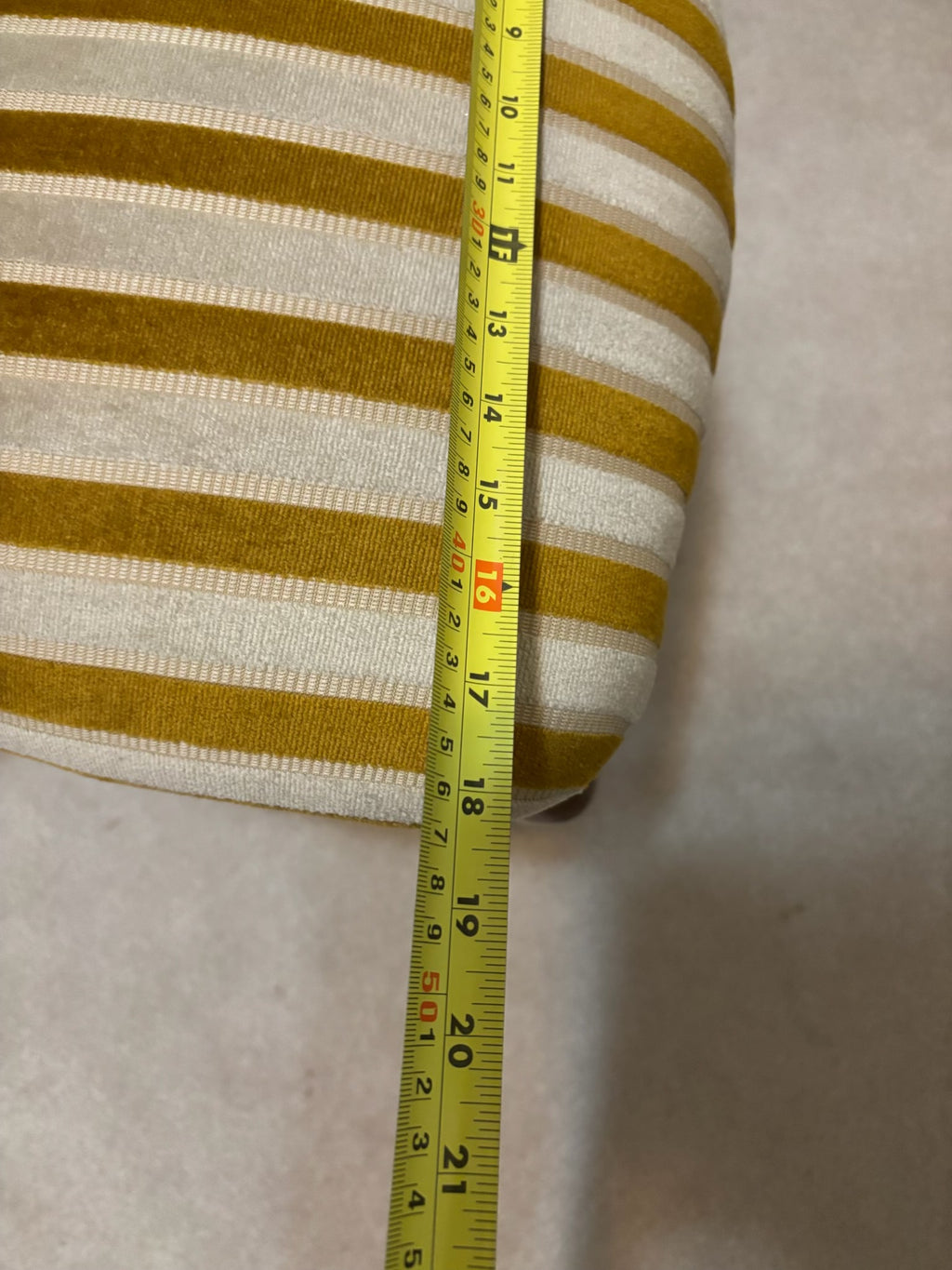 Y203 Antique balloon back chair with striped seat