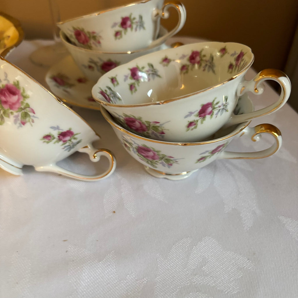 E136 Vintage teacups and more grouping