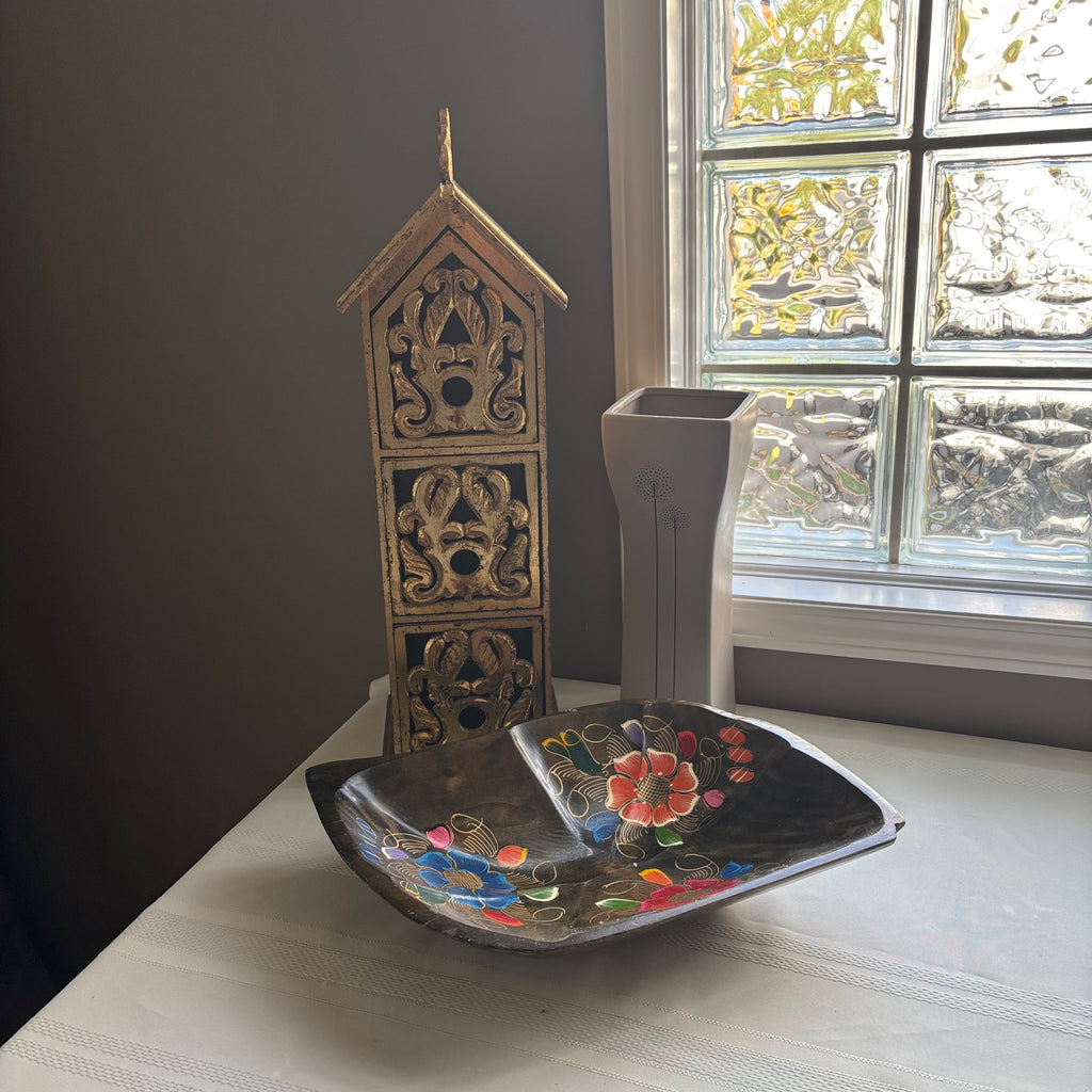 Y161 Wooden Birdhouse cabinet grouping