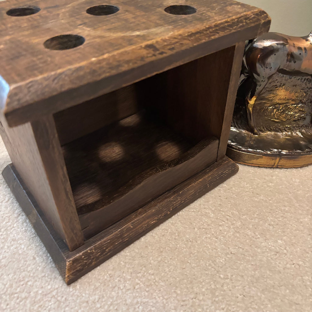 E851 Vintage Grouping (ceramic horse book ends and more)
