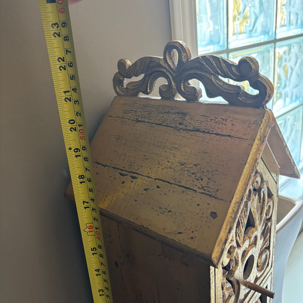 Y161 Wooden Birdhouse cabinet grouping