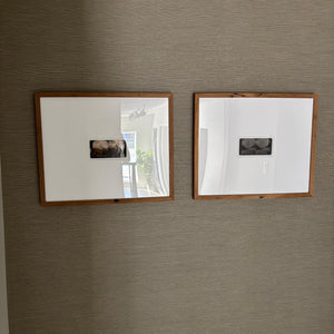 Set of 2 21” x 24” Wood Framed Art Prints - G441