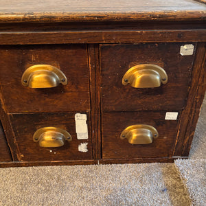 SOLID WOOD ANTIQUE LIBRARY CARD CATALOGUE - P223
