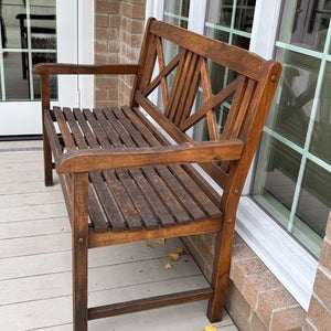 Garden LA Solid Teak Outdoor Bench - M301