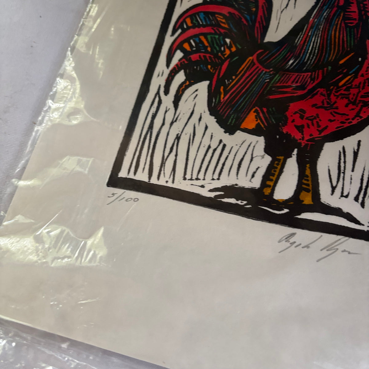 E153 Rooster artwork grouping