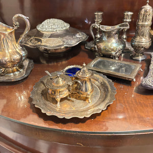 VINTAGE SILVER PLATED GROUPING - P154