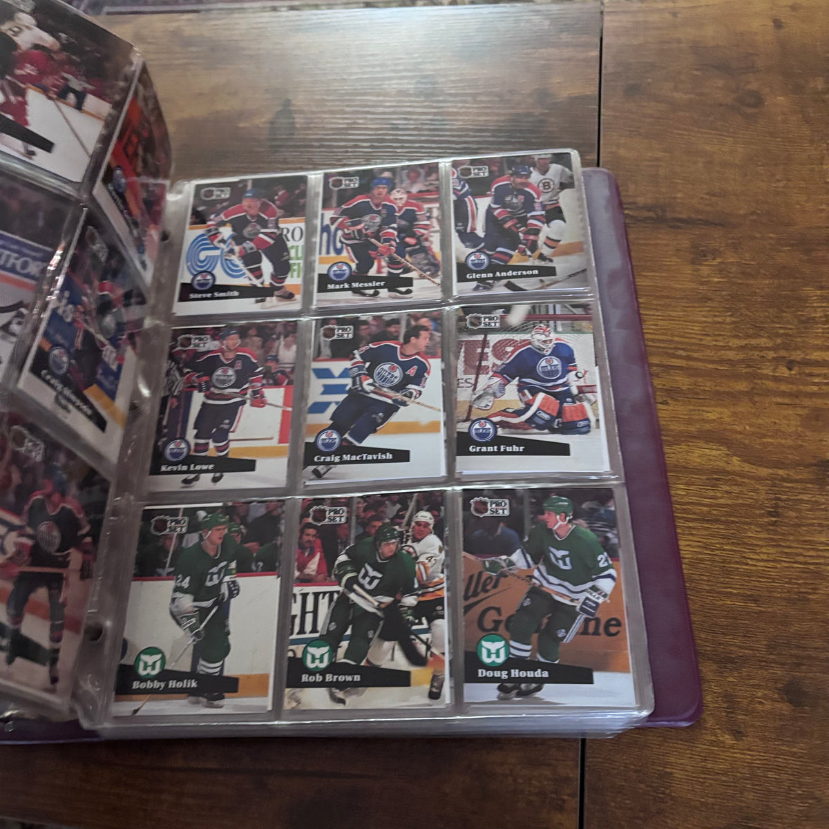 X267 Vintage sports cards grouping