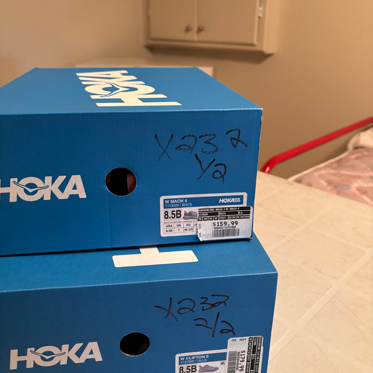 X232 Womens size 8.5 Hokas shoes grouping