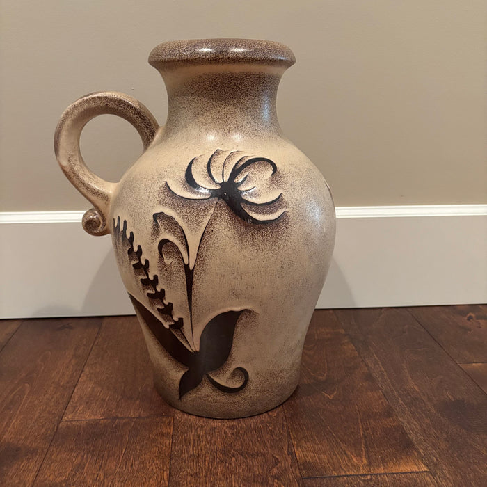 18” Tall MCM Made in Germany Stoneware Pot - M305