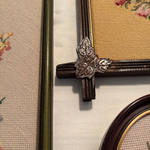 Vintage Petite Point/Cross-stitch Artwork Grouping - M320