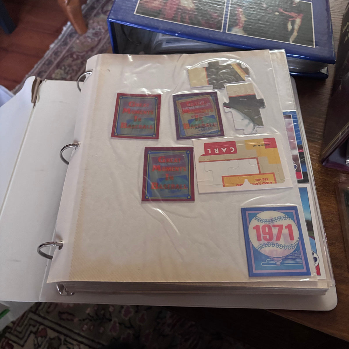 X267 Vintage sports cards grouping