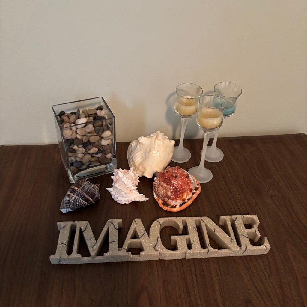 D165A Home Decor Grouping (Imagine Sign and more)