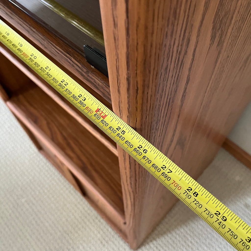 B328 Vintage display cabinet (72” x 25” x 22”)
