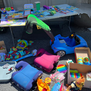 Childrens Grouping (ride on car and more)-J513 *** table not included