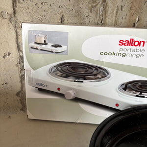 Roaster and NEW Salton Portable Cooking Range - M363