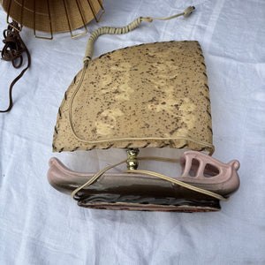 4 Vintage Lights (Rope Shade has slight damage) - R377