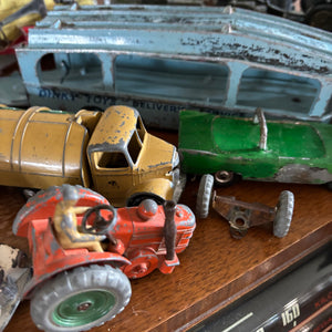 Vintage Cast and Plastic Toy Cars Grouping - N312